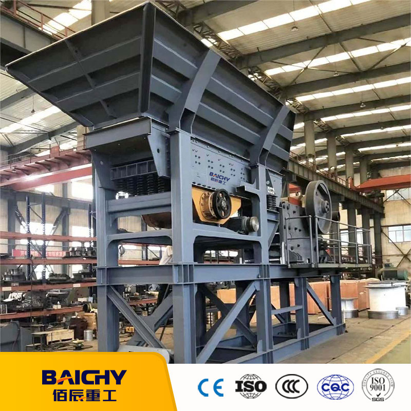 50tph Mining Quarry Granite Basalt Limestone Gravel Crushing Machine Skid Mounted Stone Crushing Station