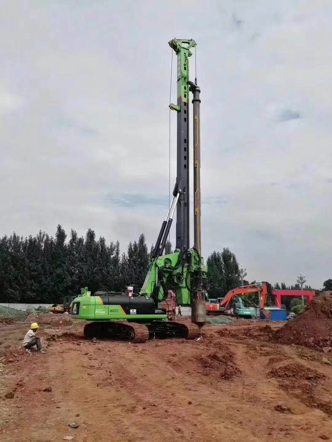Tysim Kr125A Infrastructure Construction Bored Hydraulic Drilling Rig Piling Machine