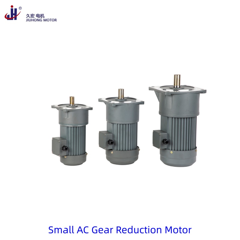 AC Geared Speed Reduction Induction Motor with Fan for Heavy Equipment Service