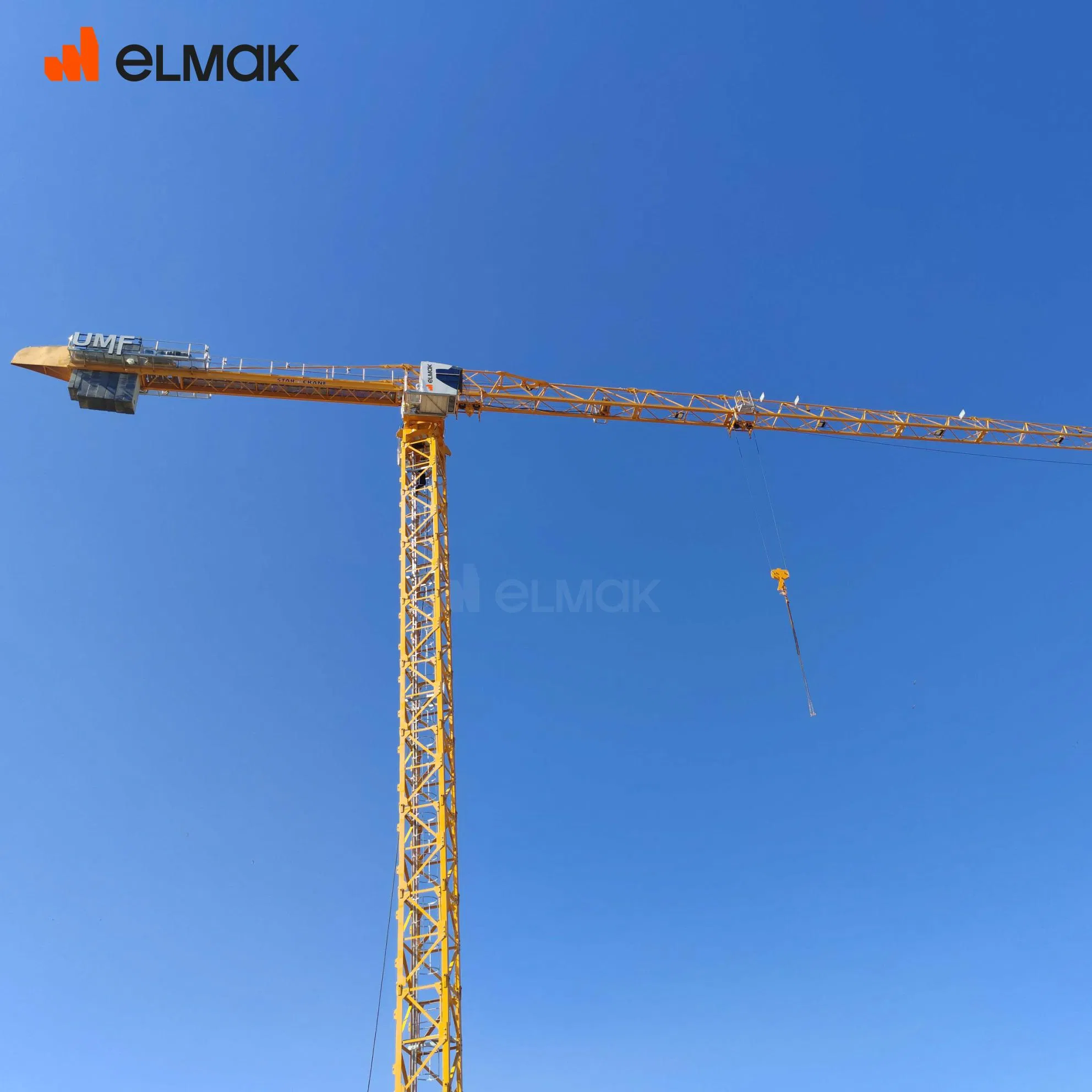 Heavy Duty Crane Construction Lifting Equipment Flat Top Tower Crane