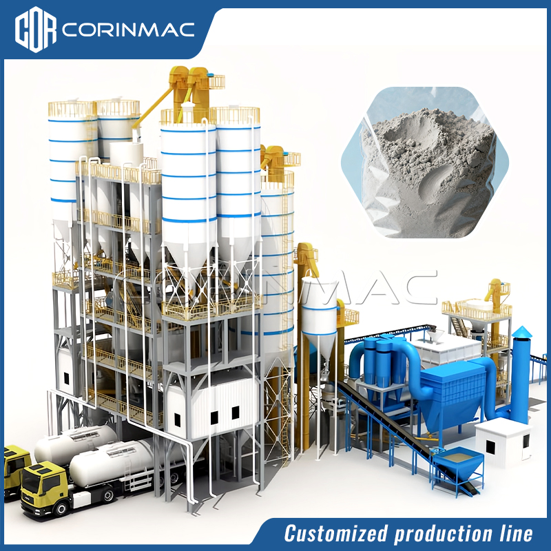 High-Efficiency Dry Mortar Mixing Equipment for Global Builders