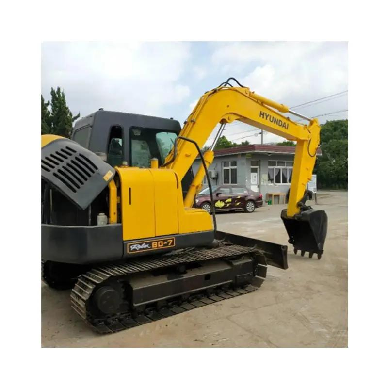 Used Excavator Hyundai R80-7 Hyundai Digger Secondhand 8t Construction Machinery