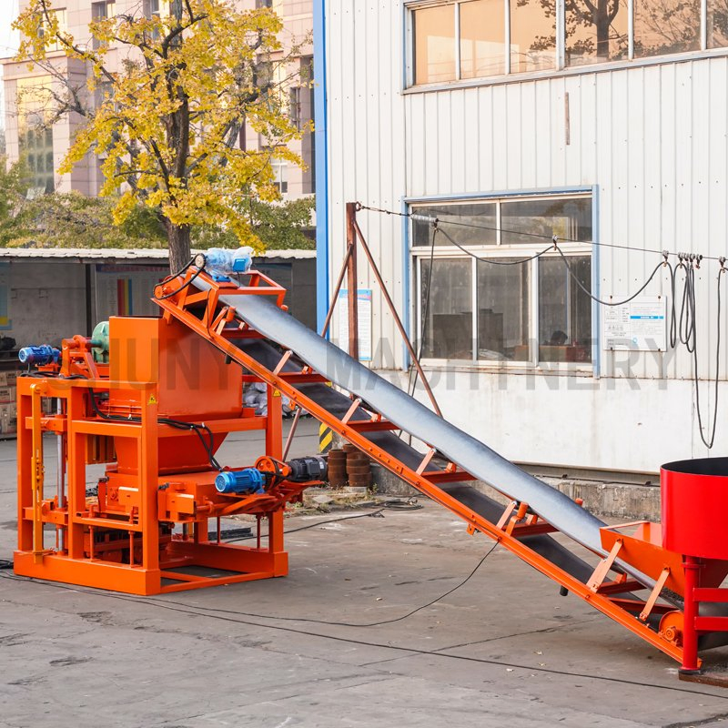 Qt4-26 Cost-Effective Automatic Concrete Building Construction Hollow Solid Brick Paving Block Machine