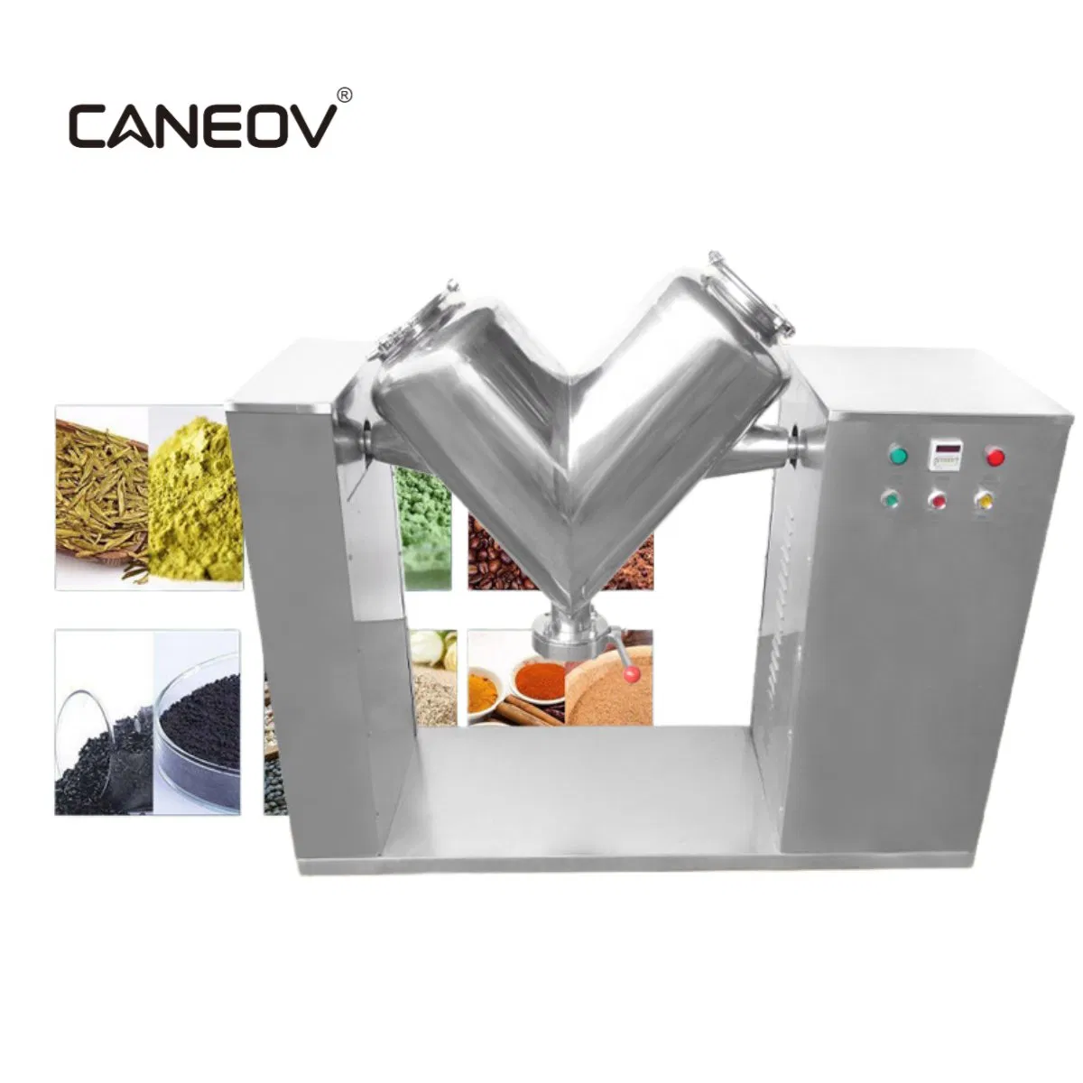 V-Type Mixer Double-Arm Forced Stirring Powder Mixing Equipment for Food Chemical Pharmaceutical Industries
