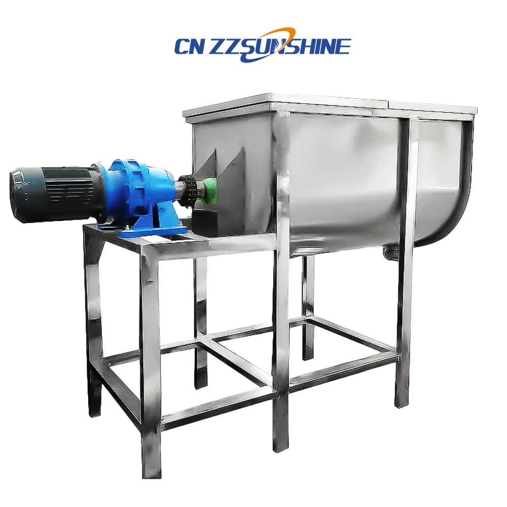 Seasoning, Organic Fertilizer, Chemical Powder Dry and Wet Double Ribbon Mixing Equipment