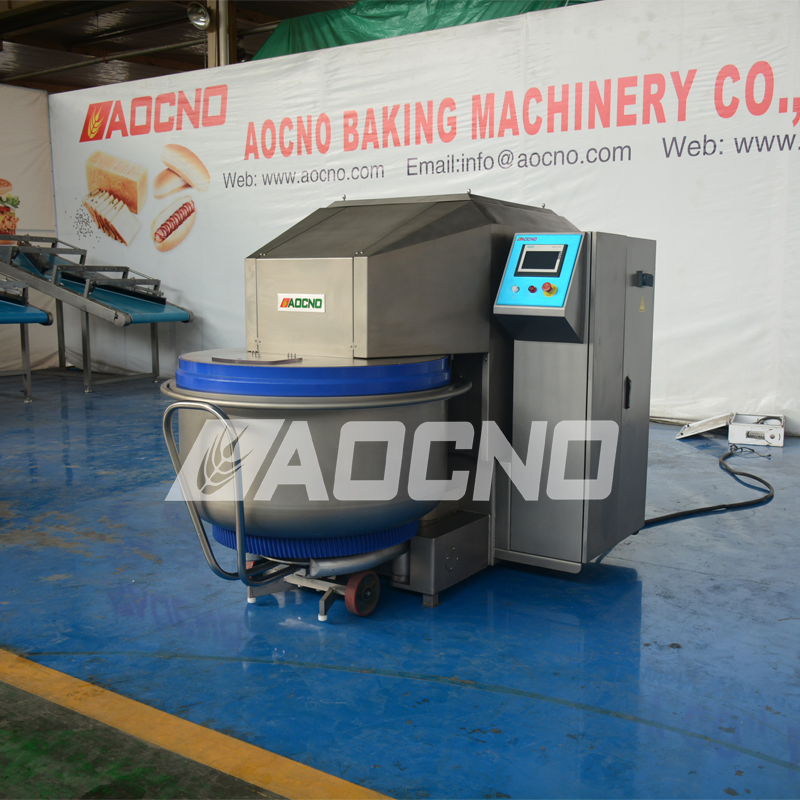 Industrial Double Speed Bakery Used Wheat Flour Spiral Dough Kneading Mixer Machine Baking Equipment Factory Price