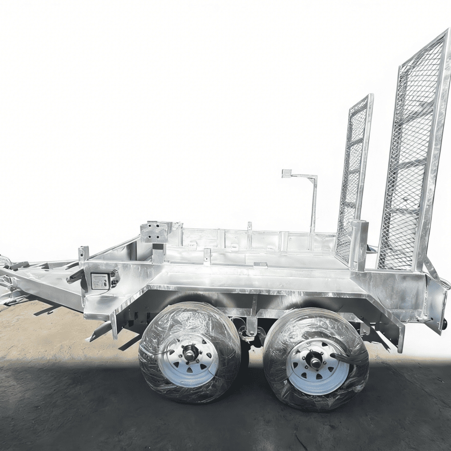 Robust Heavy Duty Trailer for Customizable Construction Equipment Transport