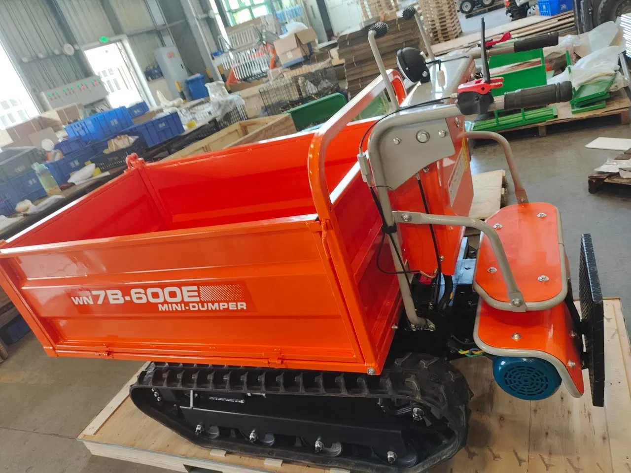 China Wenovus Wn7b-600e Agriculture Machinery High-Capacity Transporter Gasoline-Powered Dumper Crawler Smart Transportation Charging Infrastructure