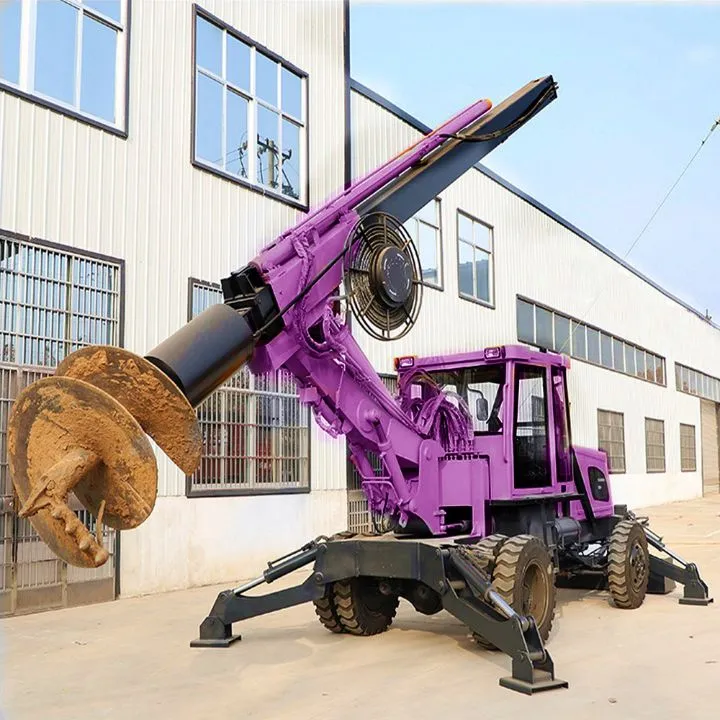 Wheel Type Drilling Machine
