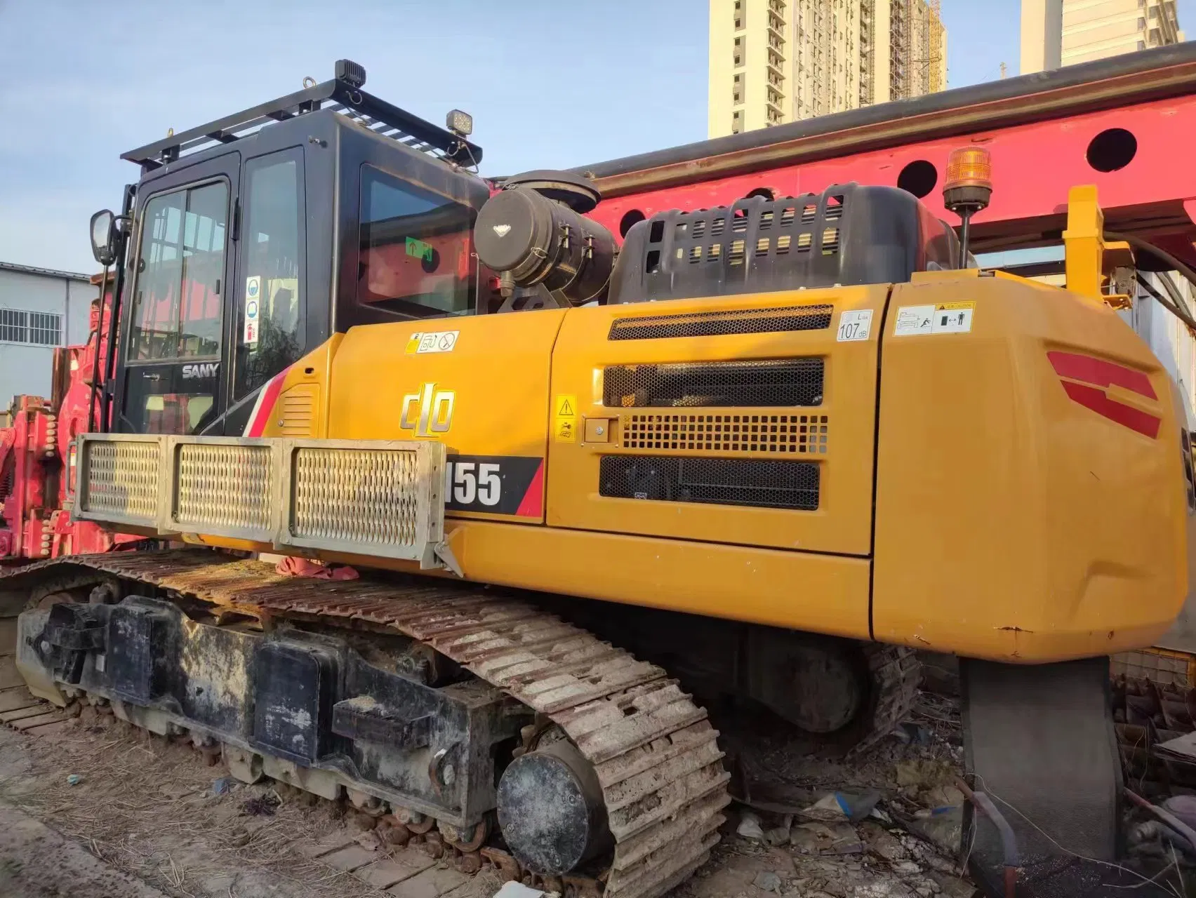 Good Quality Used Construction Machinery Rotary Drilling Rig Trinity155 Drilling Rig Piling at Construction Sites