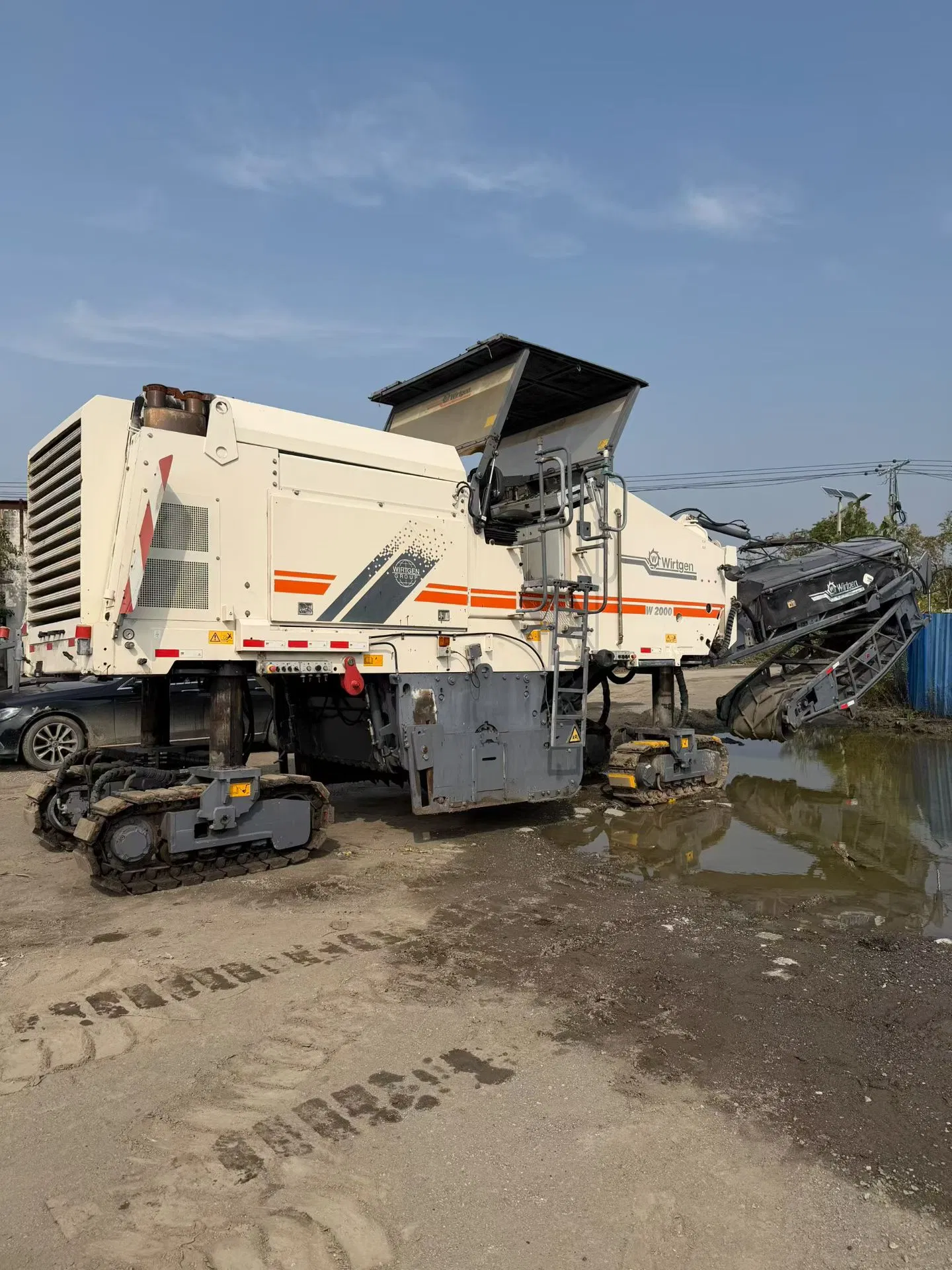 Used Wirgen Milling Machine Wirgen W2000 W2100 Track Shoe Secondhand Cold Milling Equipment