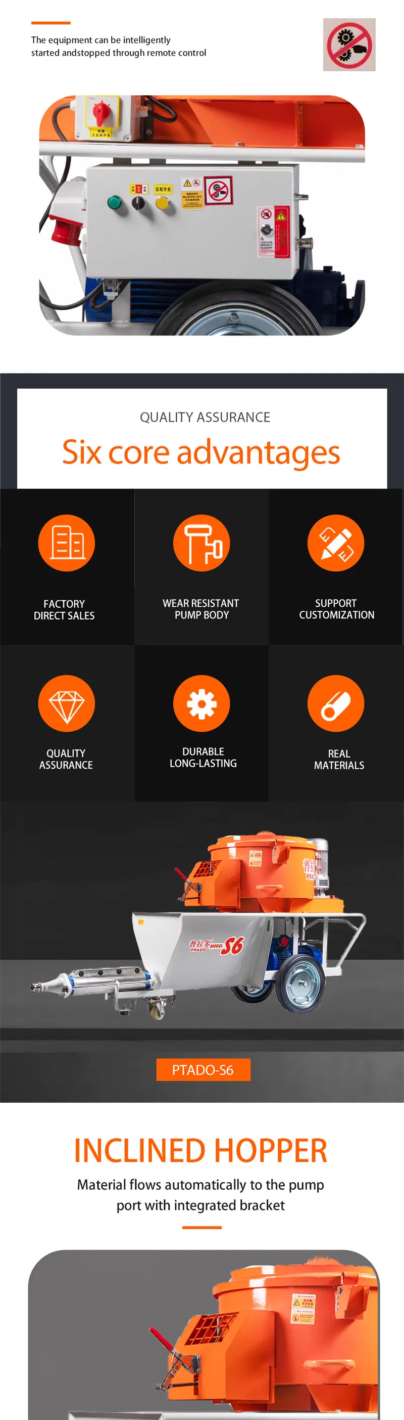 Mortar Spraying Machine Detail 3