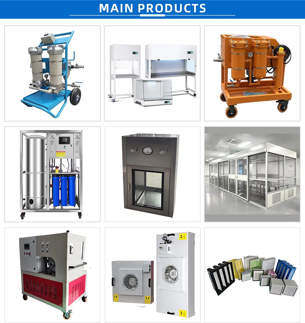 Large Scale Clean Booth Setup