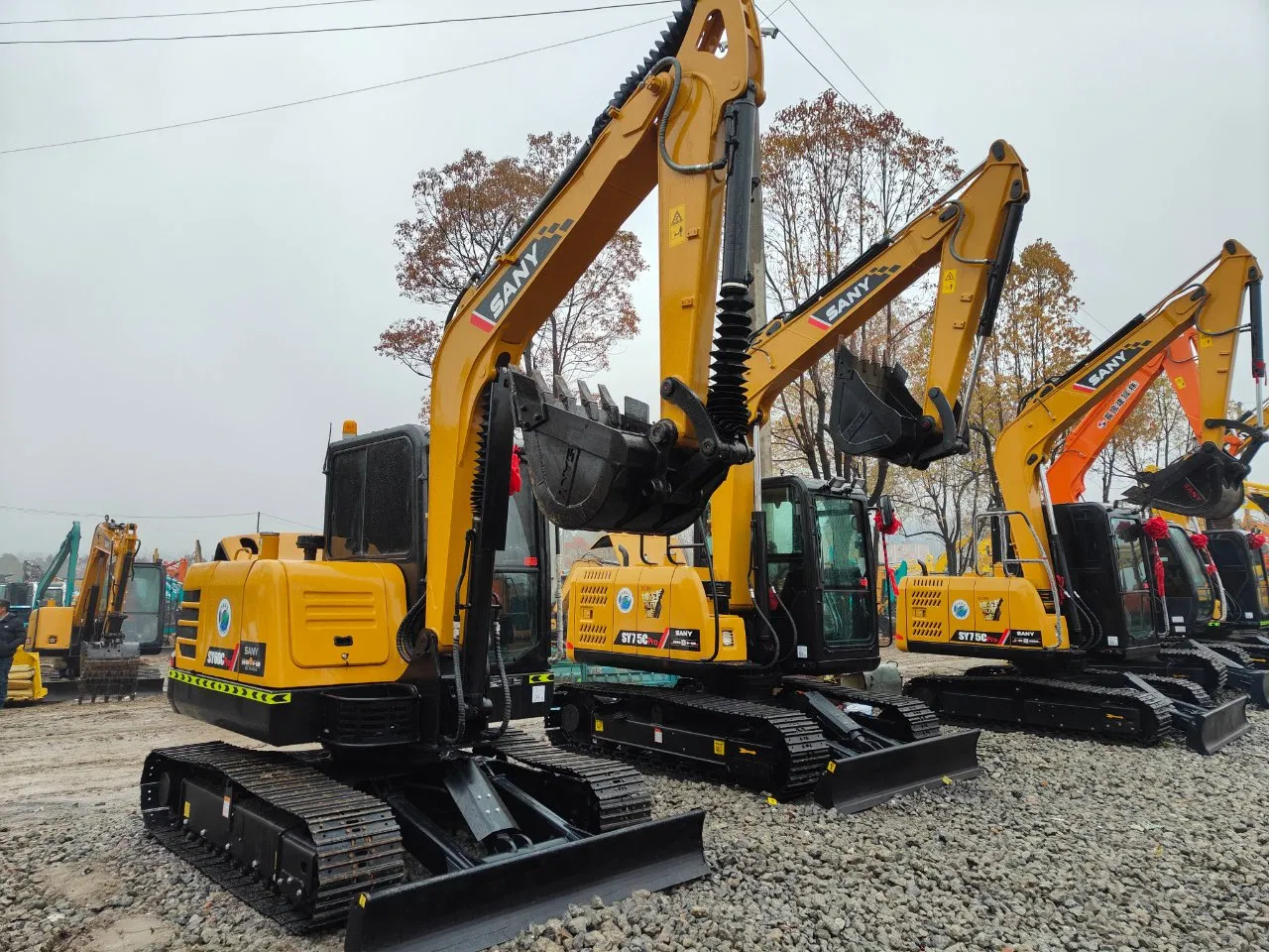 Best Price Sy60 5 Ton 6 Ton PC55 PC60 PC70 Small Mini Crawler Excavators Used Construction Equipment Second-Hand Hydraulic System Digging Machine Excavator