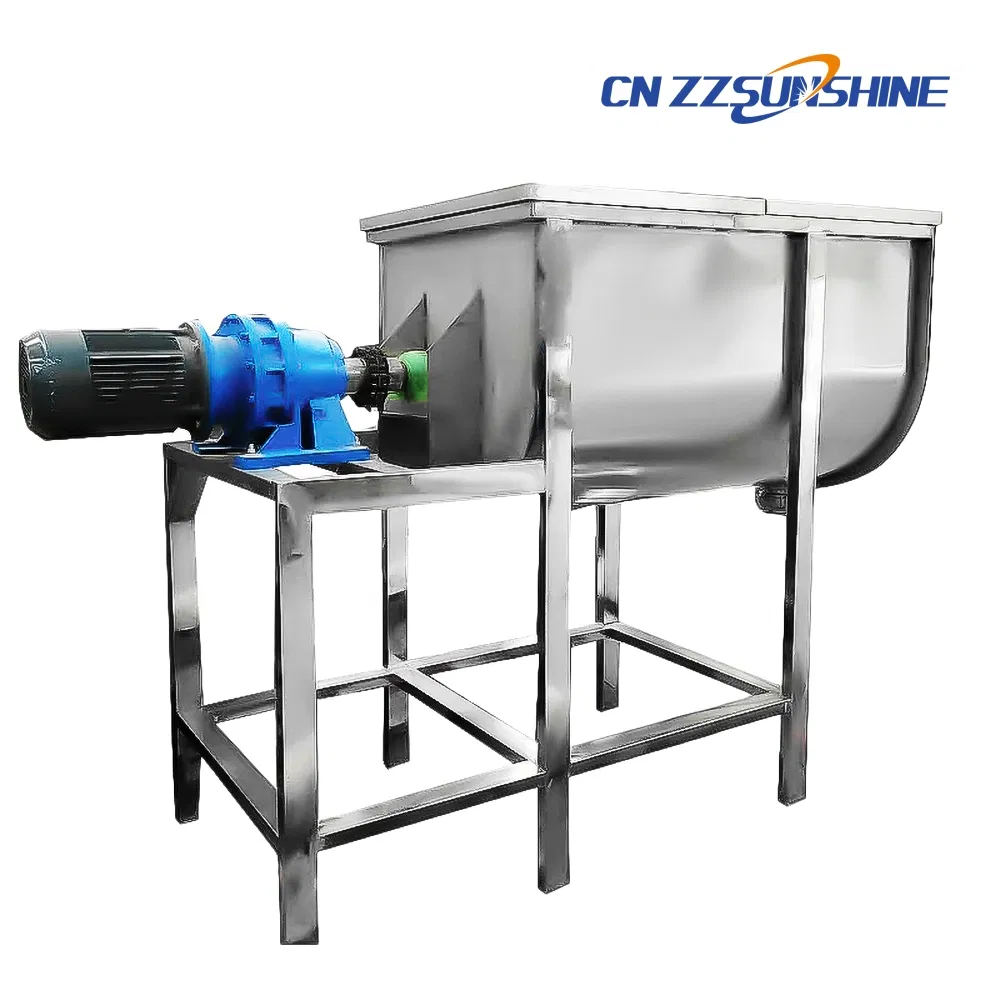 Seasoning, Organic Fertilizer, Chemical Powder Dry and Wet Double Ribbon Mixing Equipment