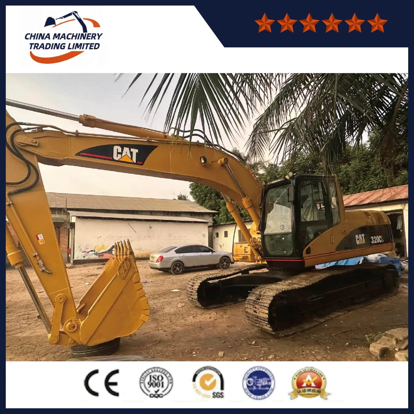 Used 320cl 320d2 330d Good Condition Engineering Construction Machinery for Sale