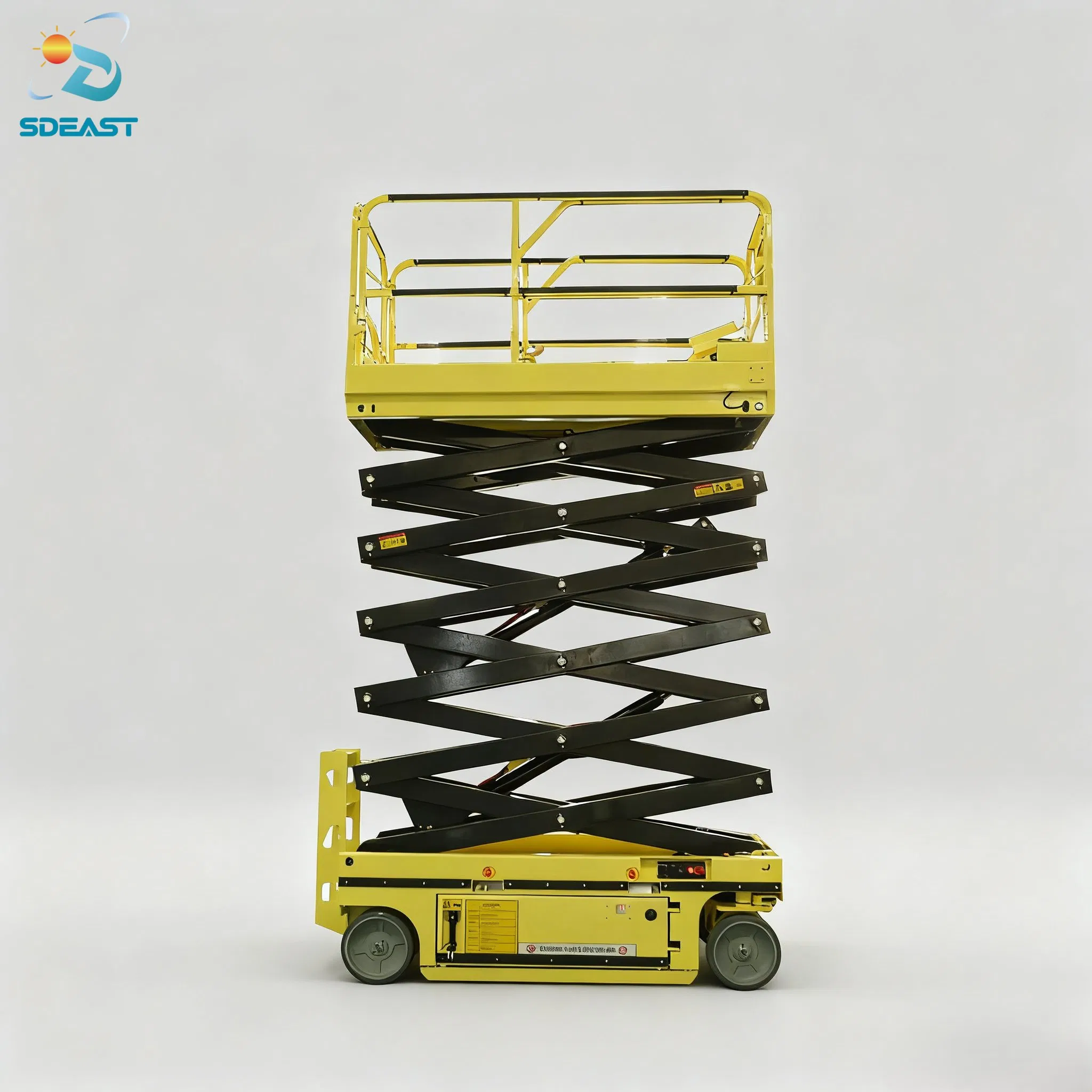 Heavy Duty Electric Scissor Lift Self Propelled Hydraulic Aerial Work Platform Mobile Lifting Equipment for Warehouse Construction Maintenance