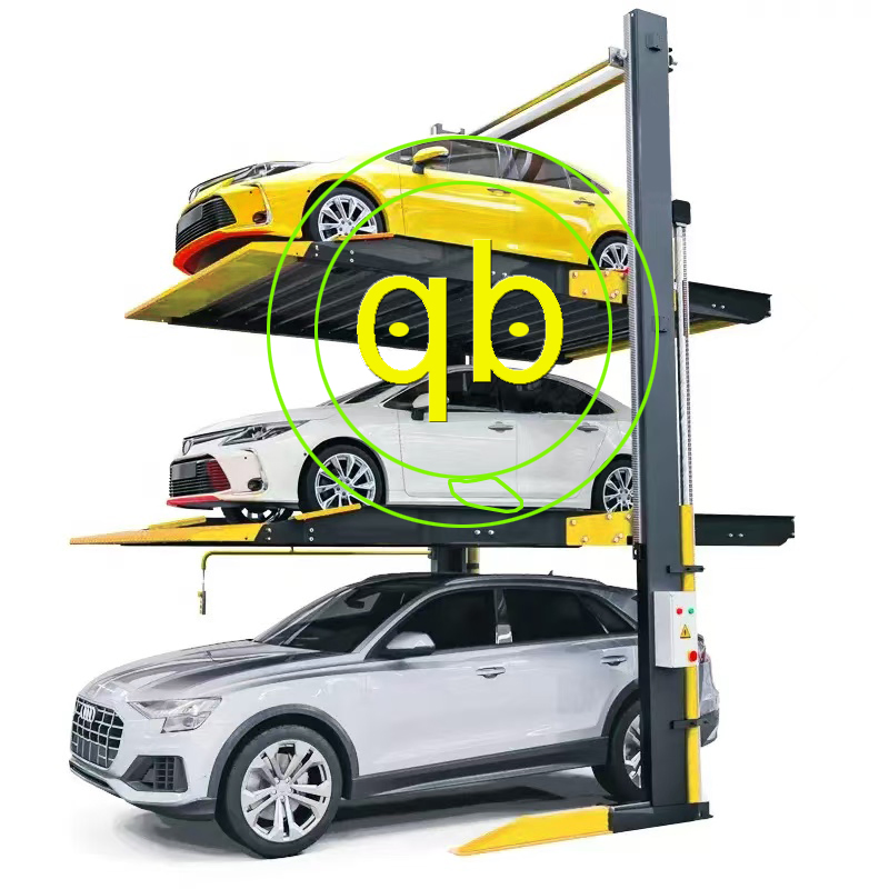 for Sale Heavy-Duty 2-Post 3-Level Stable Parking Lift High Quality Parking Equipment
