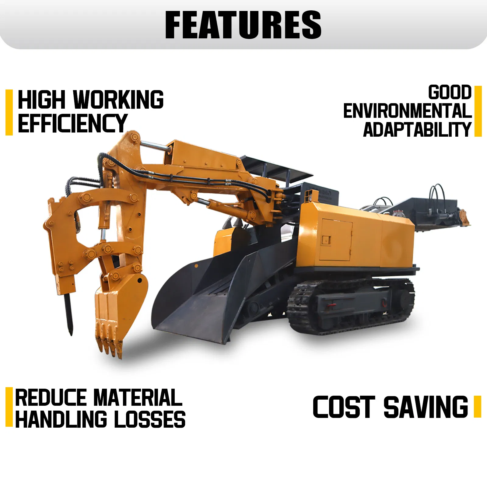 Mine Mining Operations Excavation and Collection Material Transportation Multi-Functional Equipment