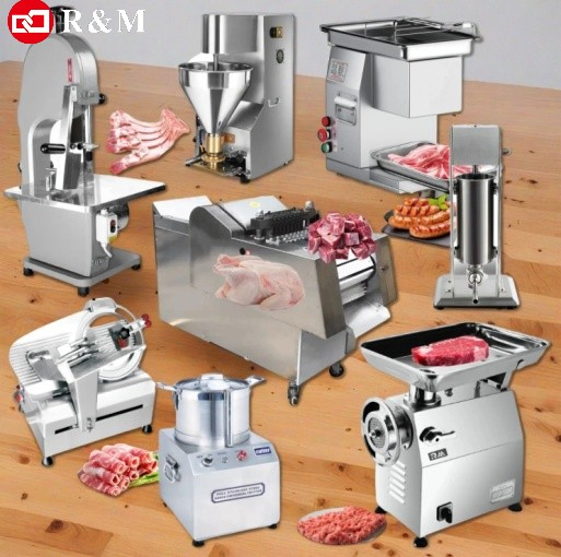 Best Price RM Small Automatic Electric Commercial Industrial Frozen Heavy Duty Used Deer Meat Food Chicken Processing Butcher Cutting Machine Equipment for Sale