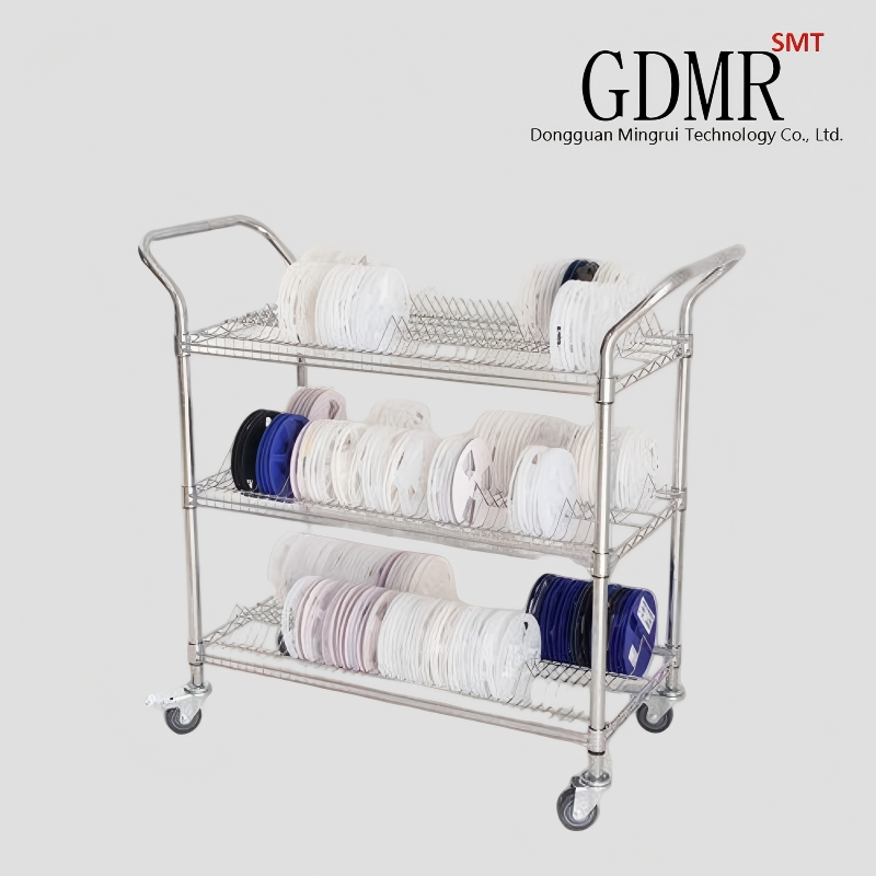 SMT Handling Equipment SMT Multifunctional Material Reel Cart in PCB Production Line