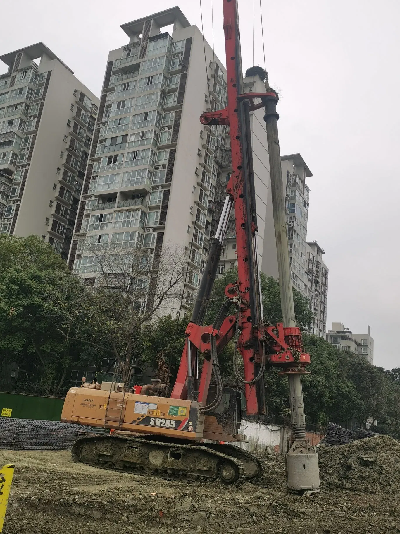 Drilling Depth 46m Crawler Hydraulic Piling Rotary Drilling Rig Machine for Engineering Construction