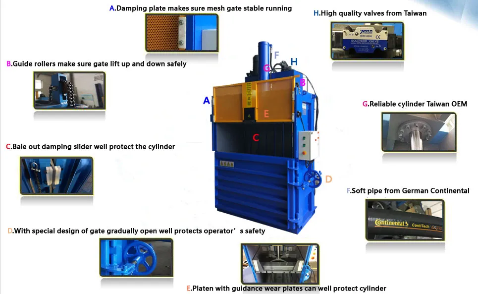 High Quality Wool Bale Press