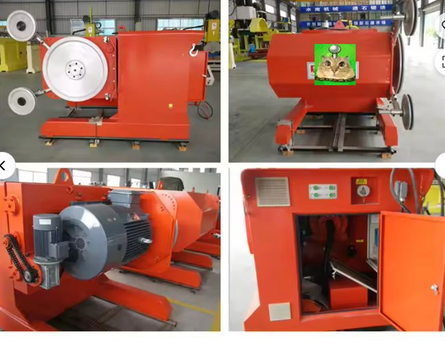 22kw 37kw Track Diamond Wire Saw Machine for Mountain Quarry Stone Cutting