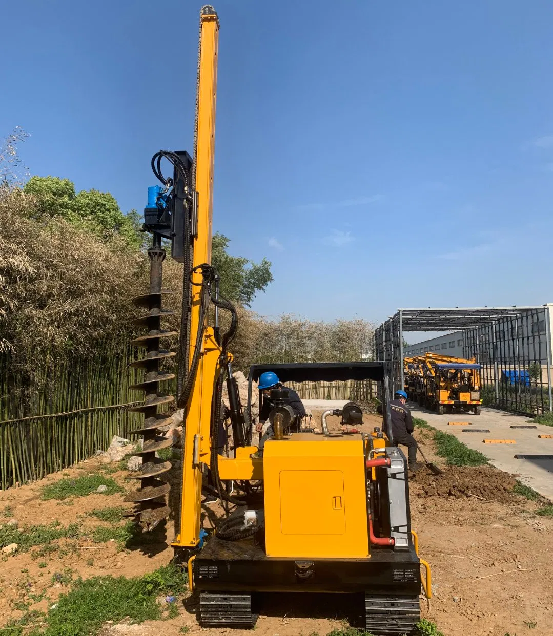 New Design Drilling Piling Screwing Hydraulic Pile Equipment for Road Construction