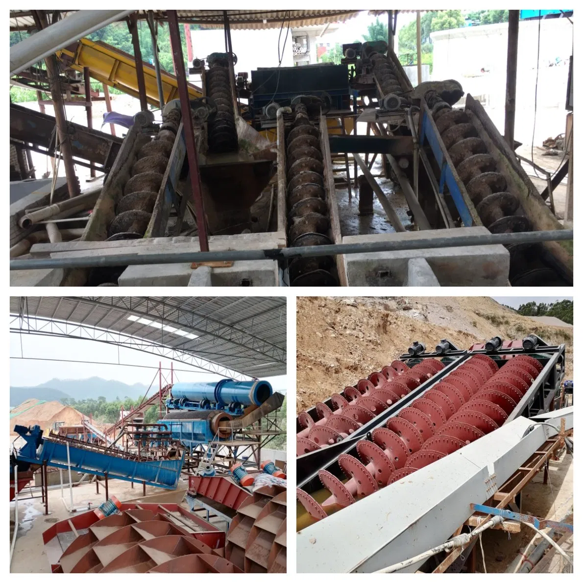 Quarry Stone Washing Machine Single Double Screw Spiral Sand Washer