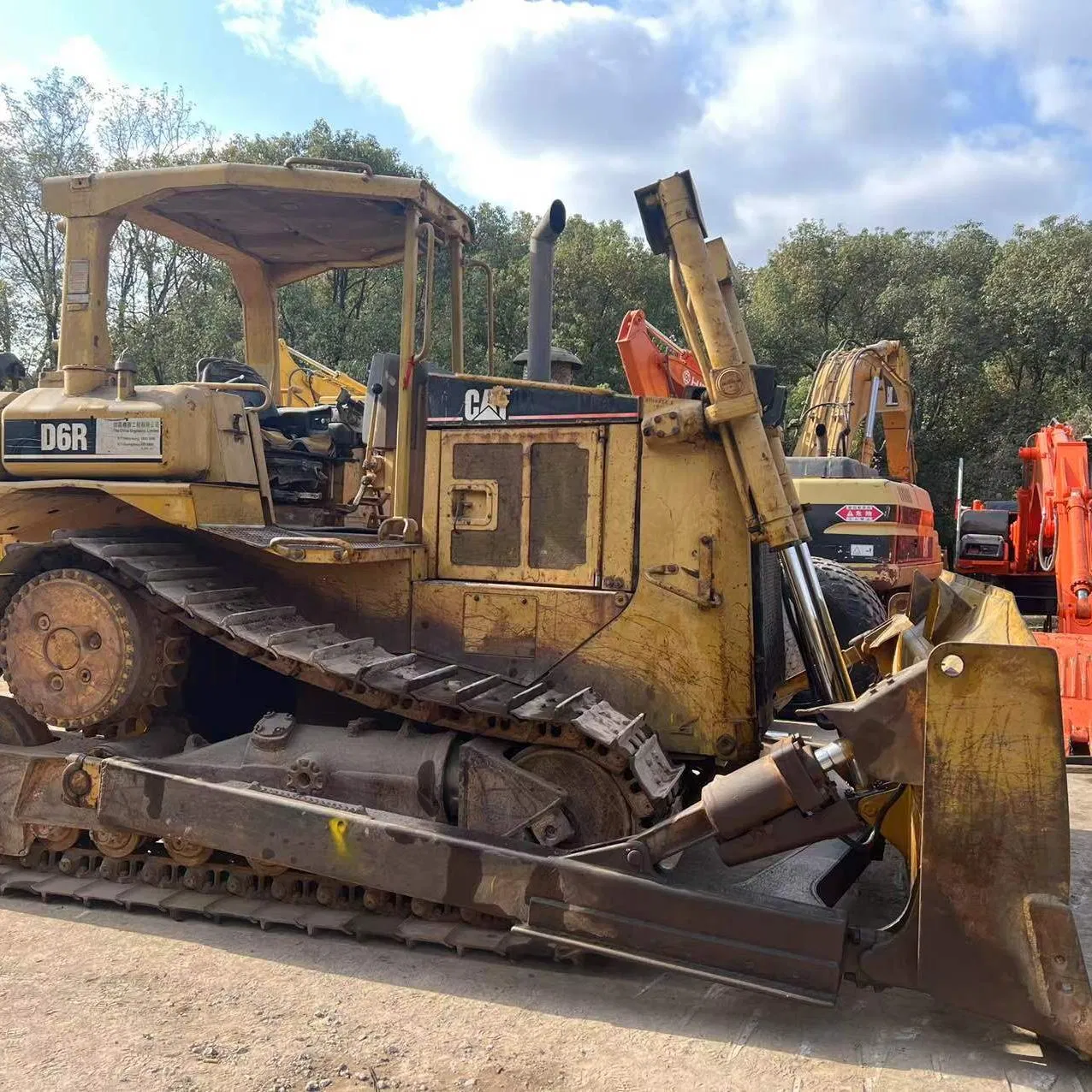 Used Caterpillar D6g Motor Grader Road Construction Heavy Equipment in Good Conditon for Sale in Stock