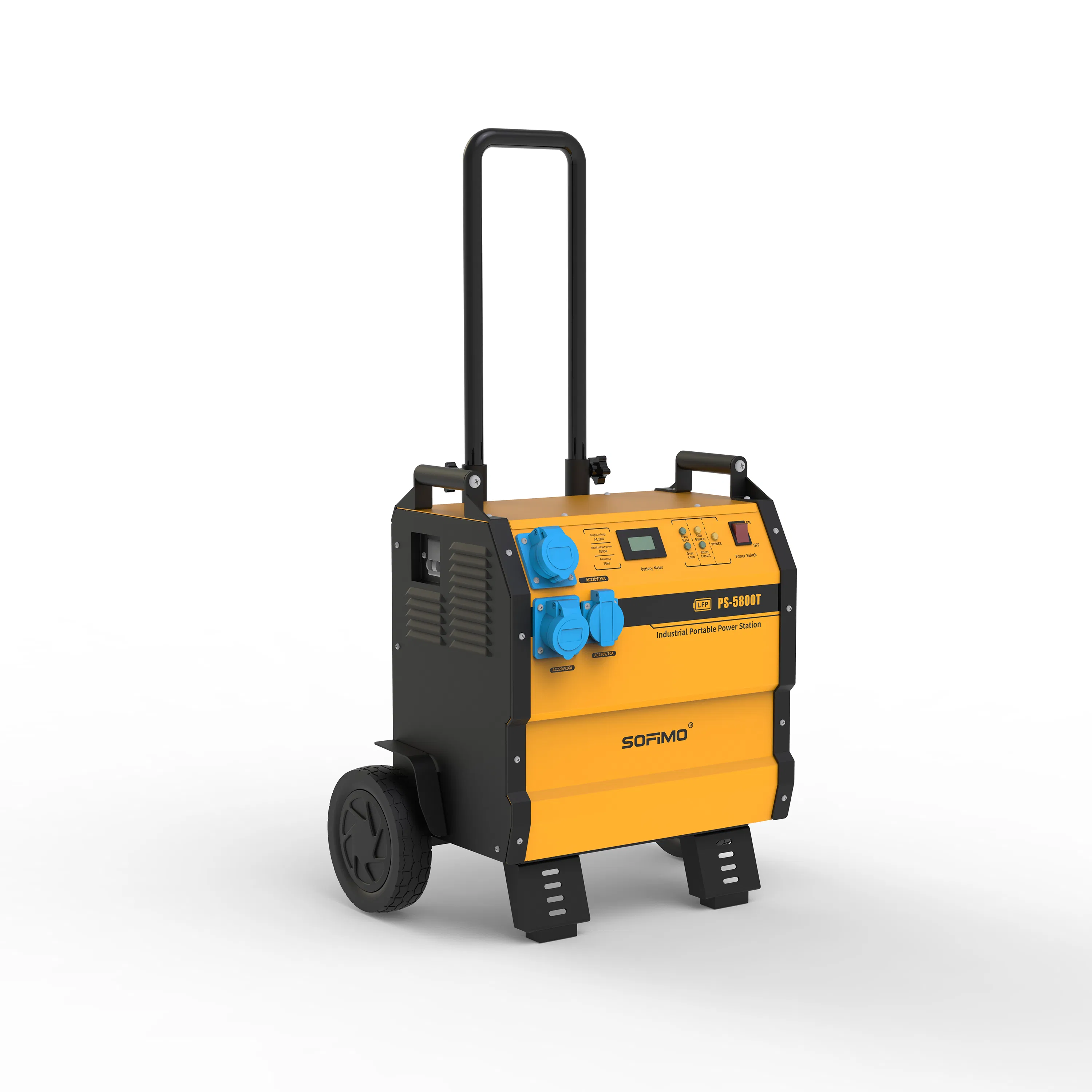 Portable Power Station for Industrial Use 5000W Rated Power Support Heavy Duty Power Tools Job-Site Equipment Emergency Use