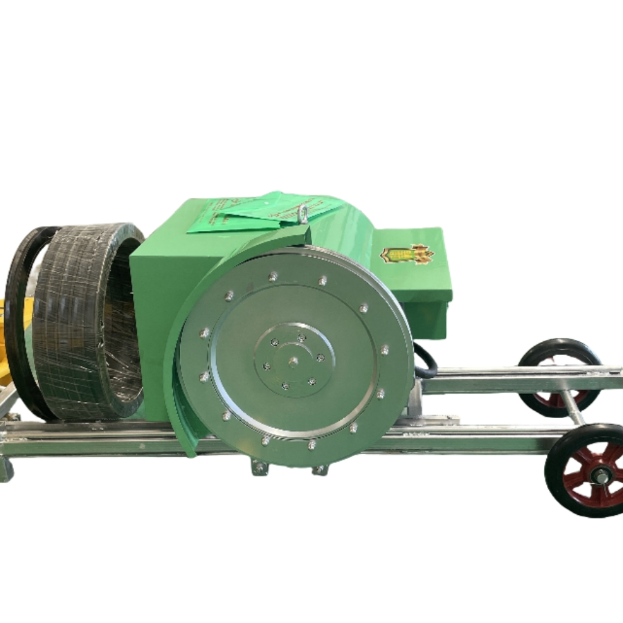 22kw 37kw Track Diamond Wire Saw Machine for Mountain Quarry Stone Cutting