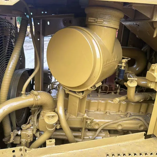 Caterpillar bulldozer front view