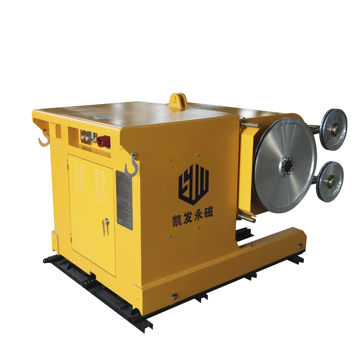 75 Kw Quarry Using Cutting Diamond Wire Saw Machine for Granite