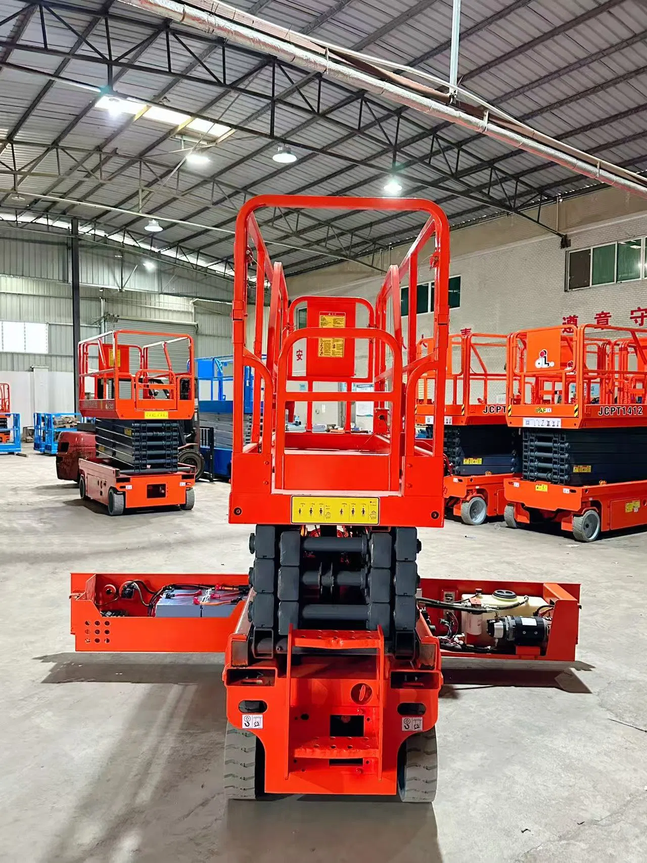 Heavy-Load 4-Wheel Refurbished Hydraulic-Driven Scissor Equipment