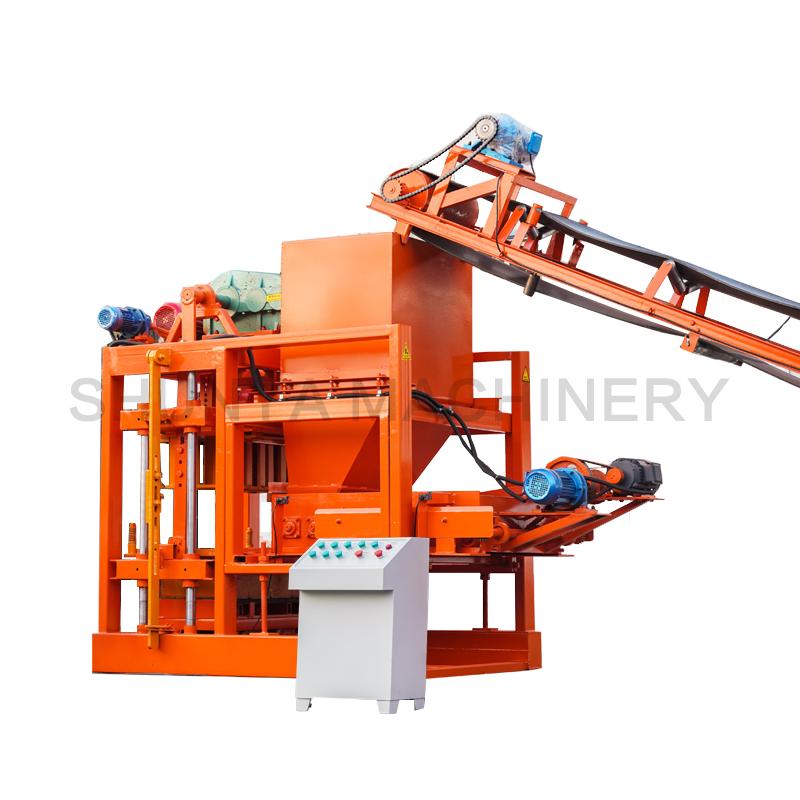 Qt4-26 Cost-Effective Automatic Concrete Building Construction Hollow Solid Brick Paving Block Machine