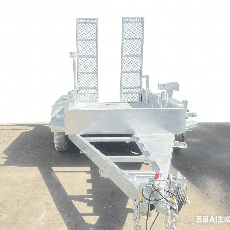 Robust Heavy Duty Trailer for Customizable Construction Equipment Transport