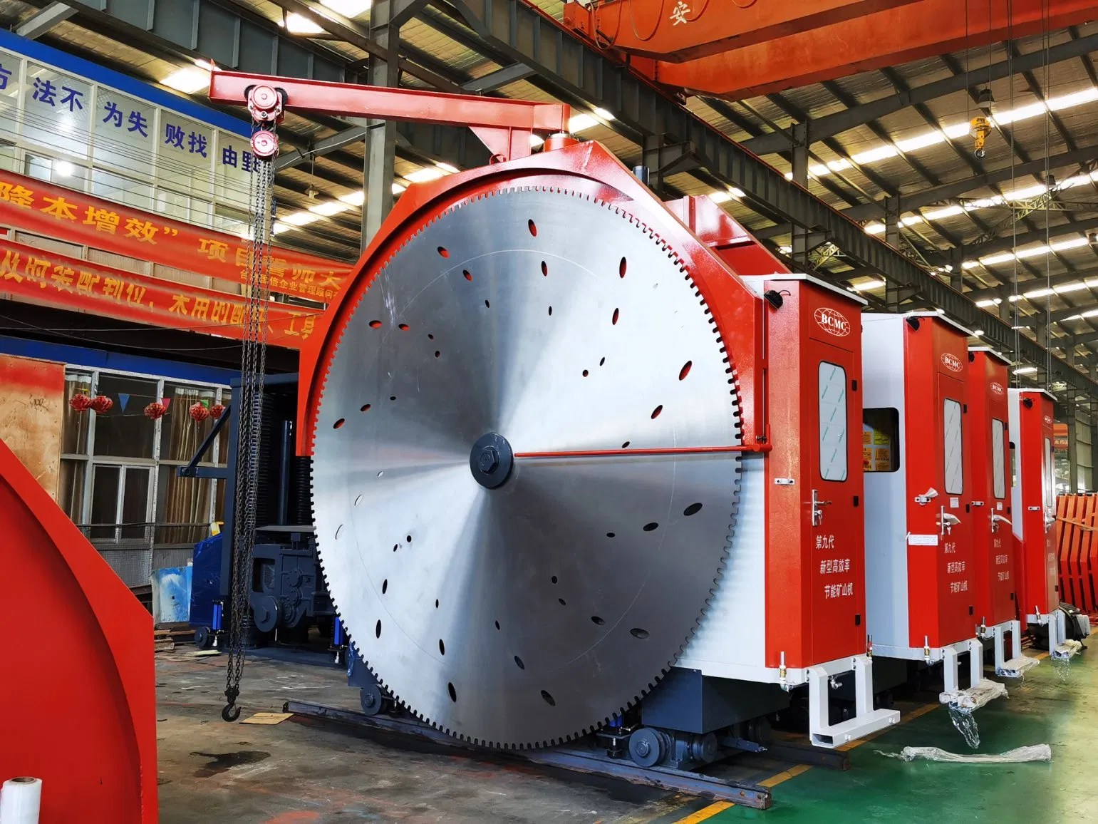 2026 Bcmc 2400-4800mm Double Blade Block Saw Stone Cutting Machine Disk Saw Quarry Equipment