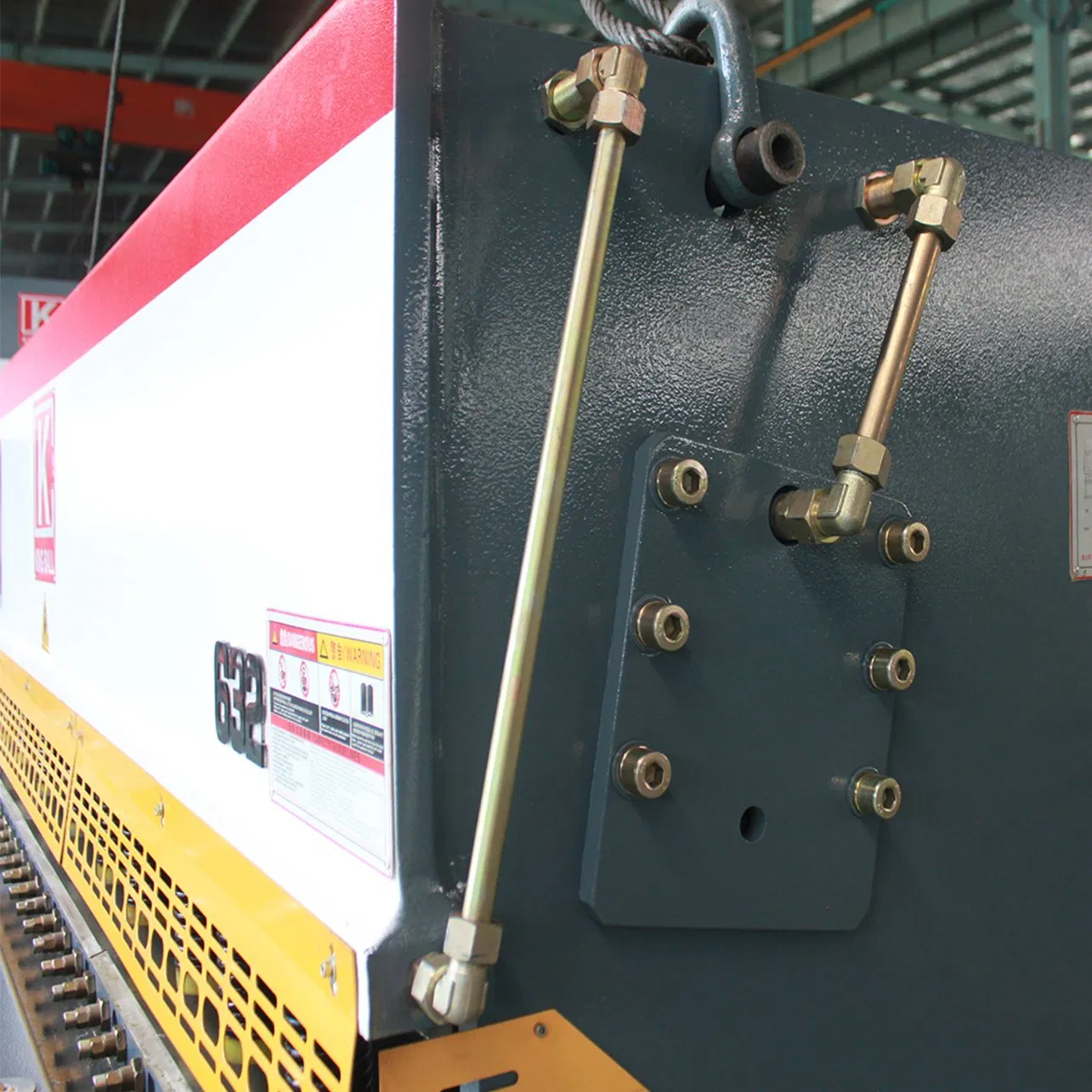 Kingball QC11y-12X3200 Used-Machinery E21s Controller Sheets Metal Swing Beam Shear CNC Laser Cutting Machine Hydraulic Guillotine Shearing Cutting Machine