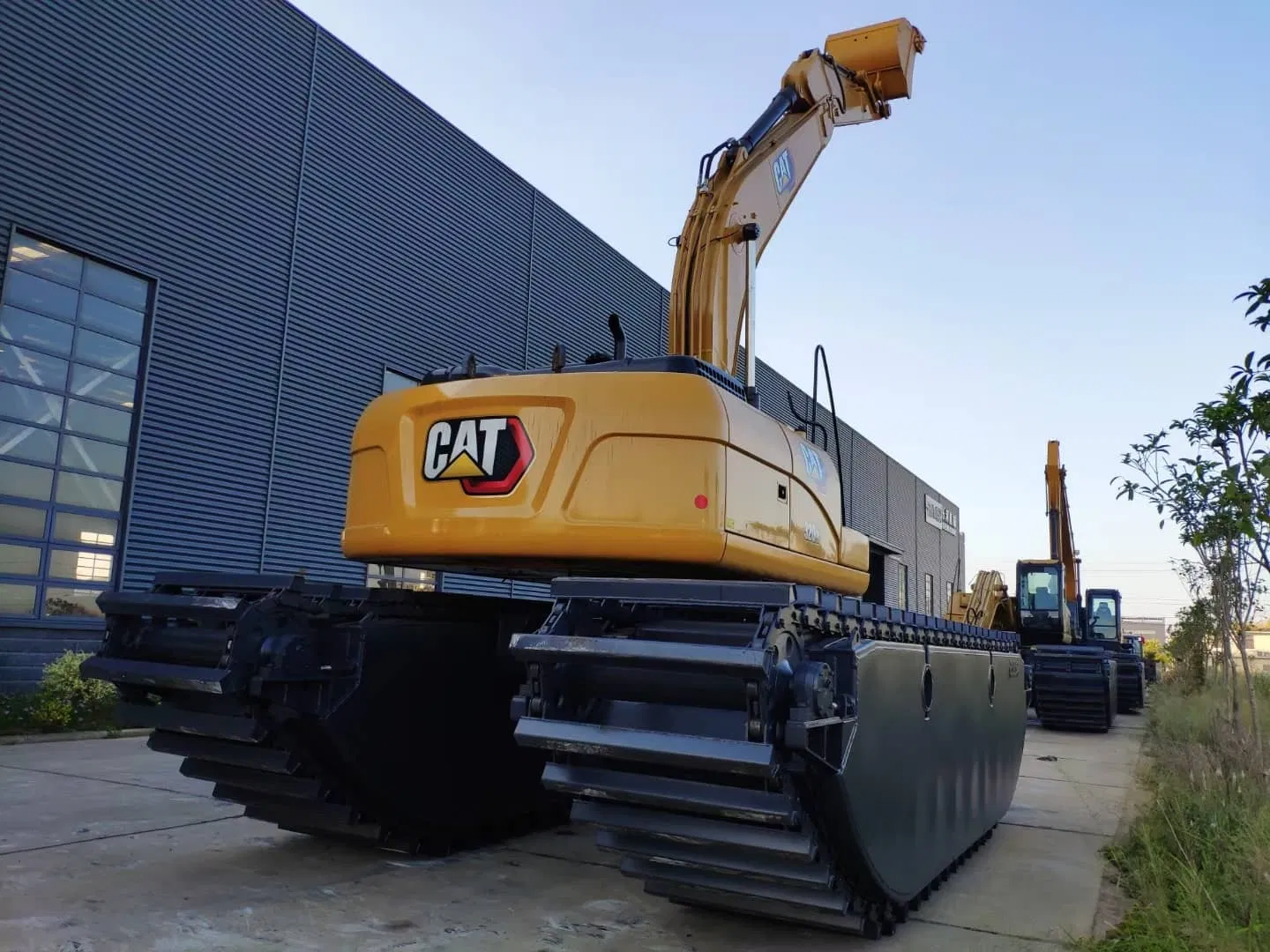 Caterpillar Used Cat Hydraulic Excavator 20 Tons Floating Swamp Excavator Mining Construction Pile Driving Heavy Duty Amphibious Wetland Machine