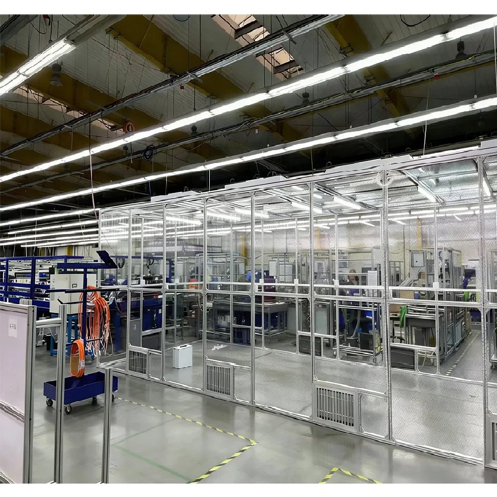 Heavy-Duty Opaque Clean Booth - for Industrial Cleanroom Equipment Maintenance