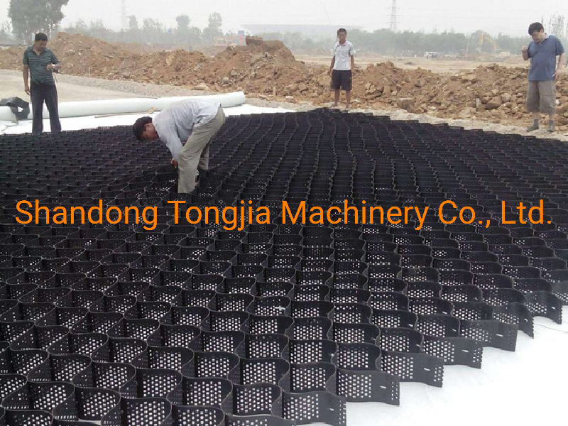 Plastic Sheet Extruder Engineering Infrastructure Construction Geocell Machine