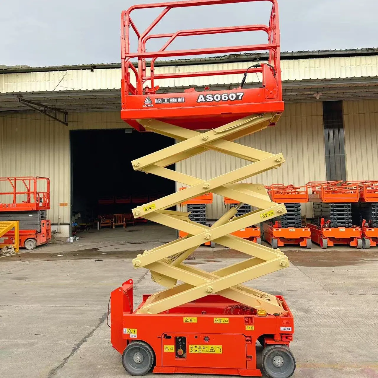 Heavy-Duty 4-Wheel Hydraulic-Driven Second-Hand Refurbished Scissor Equipment