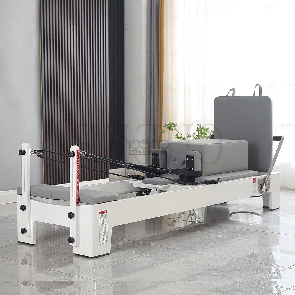 New Style Oak Wood Powder Coating Pilates Reformer Bed Professional Wood Pilates Reformer Machine Fitness Machine for Home and Studio Use or Commercial Resale