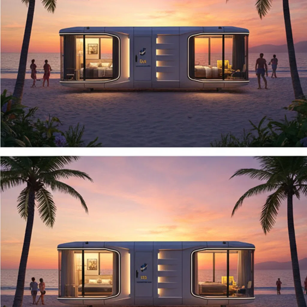 Heavy-Duty Secure Construction Site Equipment Storage Capsule House