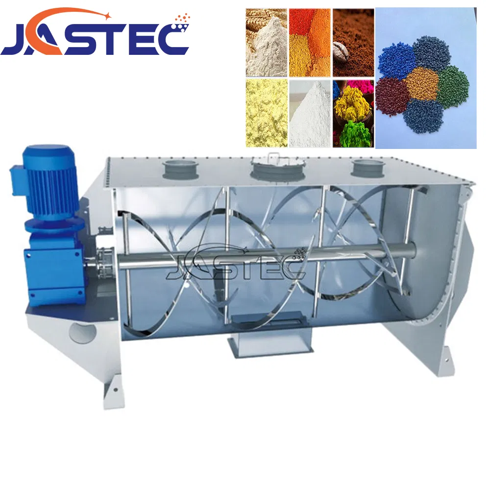 Food Ribbon Mixer Horizontal Spiral Ribbon Blender Milk Powder Mixer Powder Mixing Equipment