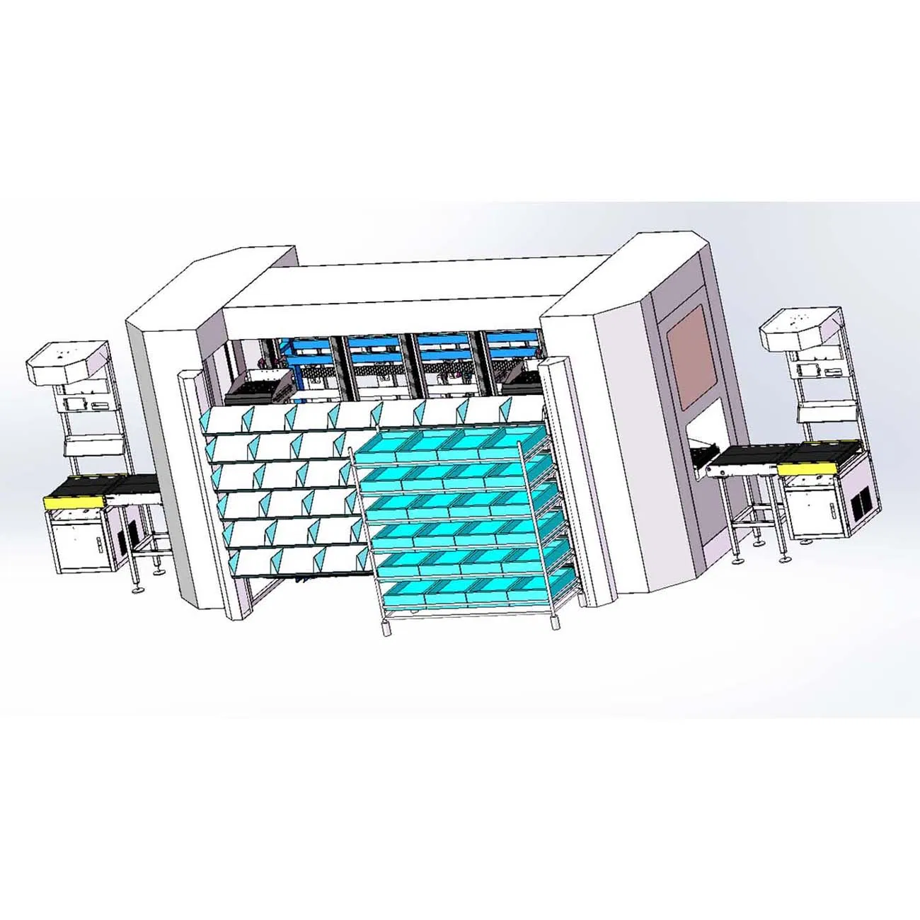 Truelisort Smart 3D Warehouse Sorting Infrastructure Machine