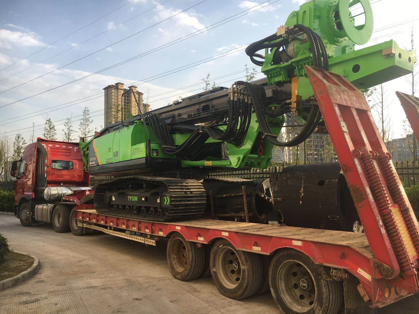 Tysim Kr125A Infrastructure Construction Bored Hydraulic Drilling Rig Piling Machine