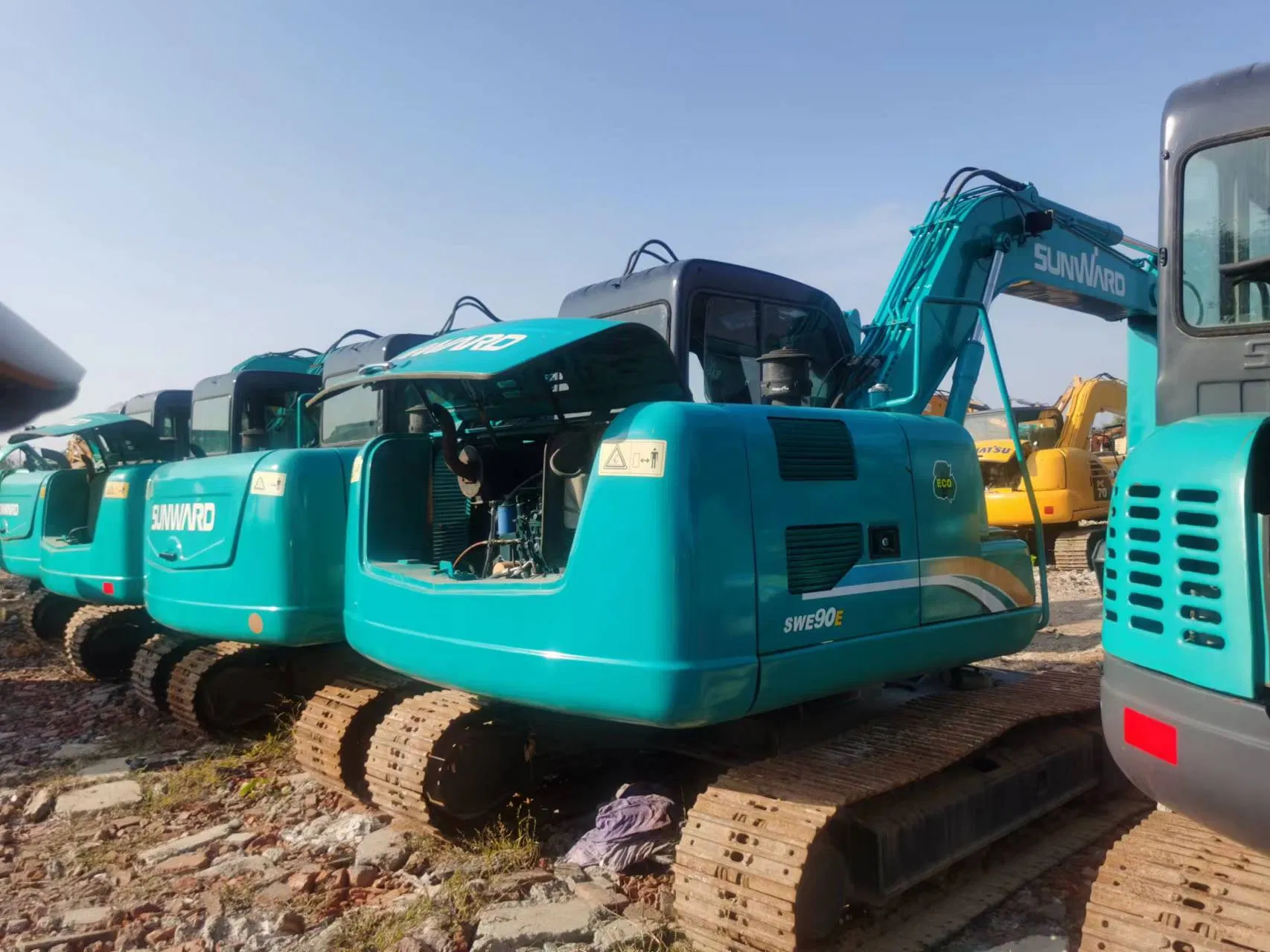 Sunward Swe90e Secondhand 9t Construction Machinery Original Equipment